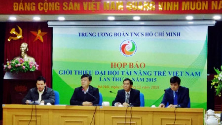 364 đại biểu tham dự Đại hội Tài năng trẻ Việt Nam lần thứ hai với chủ đề “Tài năng trẻ Việt Nam chung tay dựng xây đất nước”. (Thời sự chiều 12/12/2015)