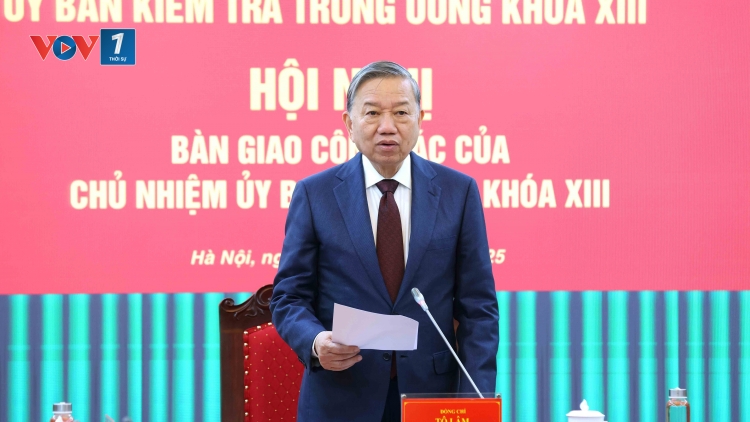 Tổng Bí thư Tô Lâm dự Hội nghị bàn giao công tác của Chủ nhiệm Ủy ban Kiểm tra Trung ương