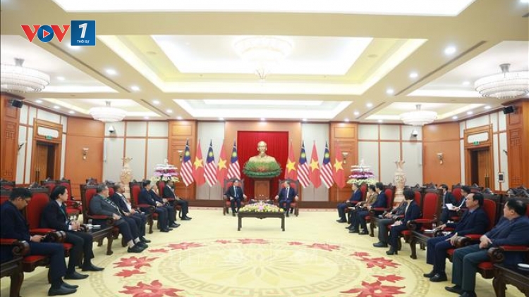 Tổng Bí thư Tô Lâm tiếp Thủ tướng Malaysia Anwar Ibrahim