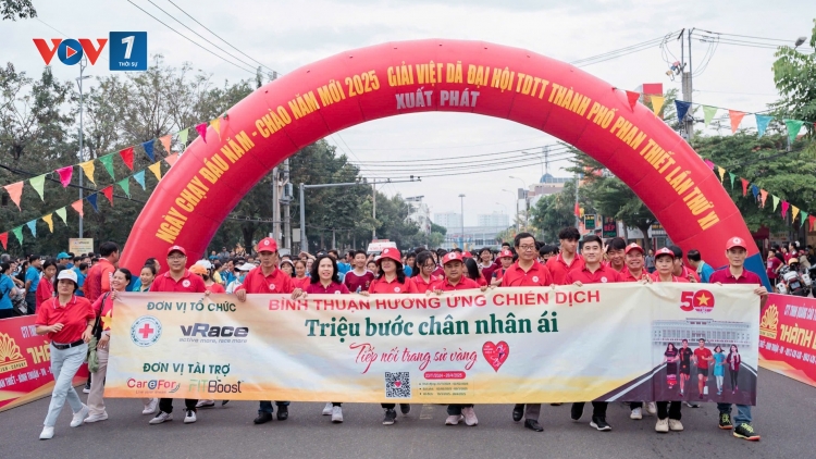 Gần 200.000 người tham gia Chiến dịch “Triệu bước chân nhân ái – Tiếp nối trang sử vàng”