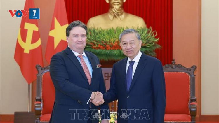 Tổng Bí thư Tô Lâm tiếp Đại sứ Hoa Kỳ Marc Knapper
