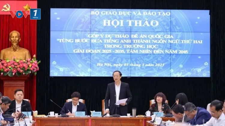 Góp ý xây dựng Đề án quốc gia “Từng bước đưa tiếng Anh thành ngôn ngữ thứ hai trong trường học”