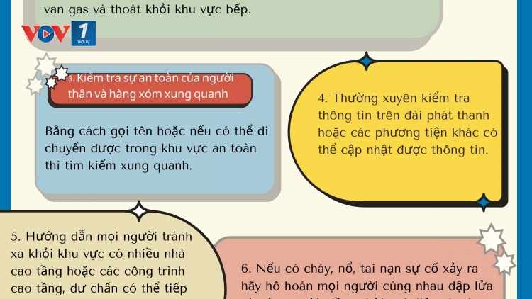 Cần làm gì để bảo vệ bản thân an toàn khi xảy ra động đất, dư chấn mạnh?