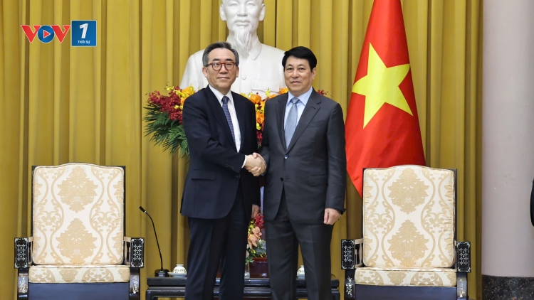 Chủ tịch nước Lương Cường tiếp Bộ trưởng Ngoại giao Hàn Quốc Cho Tae-yul