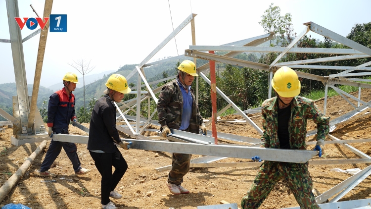 Kinh nghiệm thi công thần tốc "mạch 3" trên công trình Đường dây 500kV Lào Cai - Vĩnh Yên