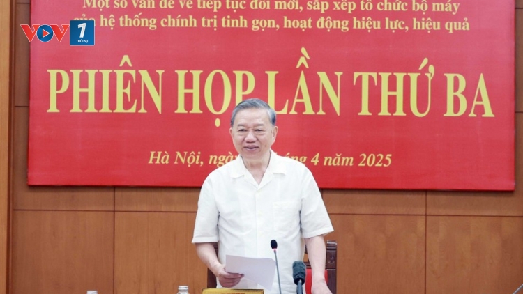 Thời sự 12h 14/4/2025: Tổng Bí thư Tô Lâm chủ trì họp Ban Chỉ đạo Trung ương về sắp xếp bộ máy