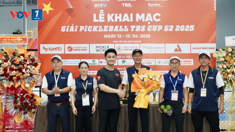 Mak và Andrew thắng trận bán kết đôi nam giải Pickleball TBS cup S2 2025