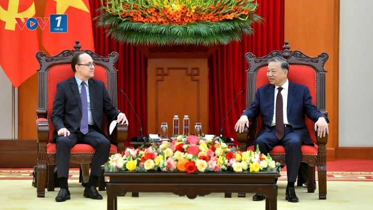 Tổng Bí thư Tô Lâm tiếp Đại sứ Liên bang Nga tại Việt Nam Gennady Bezdetko
