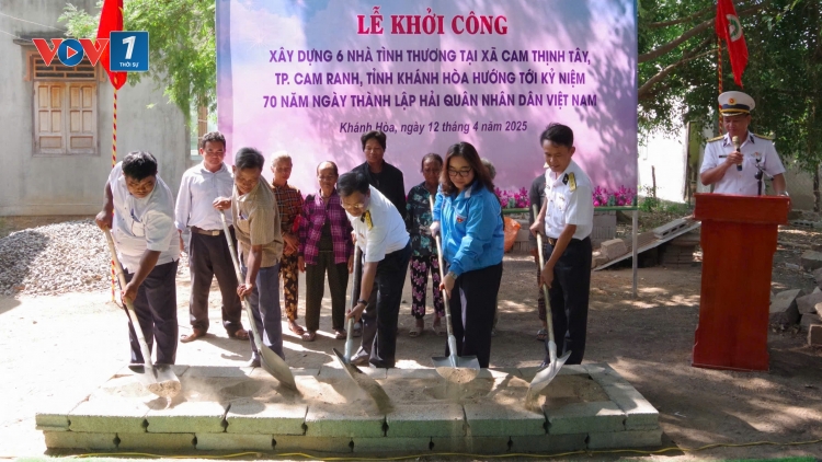 Lữ đoàn 957 khởi công xây dựng 6 ngôi nhà tình thương