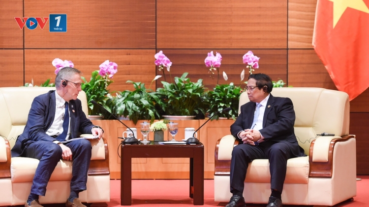 Thủ tướng Chính phủ Phạm Minh Chính tiếp Phó Chủ tịch Quỹ Quốc tế về Phát triển nông nghiệp