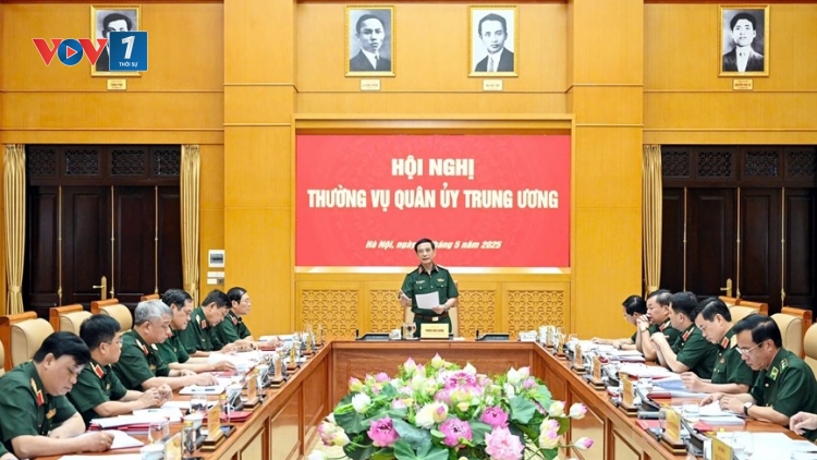 Đại tướng Phan Văn Giang chủ trì Hội nghị Thường vụ Quân ủy Trung ương