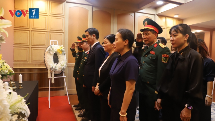 Đại sứ quán Việt Nam tại Thái Lan trang trọng tổ chức lễ viếng nguyên Chủ tịch nước Trần Đức Lương