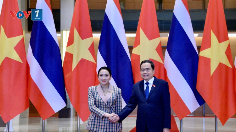 Chủ tịch Quốc hội Trần Thanh Mẫn hội kiến Thủ tướng Thái Lan Paetongtarn Shinawatra