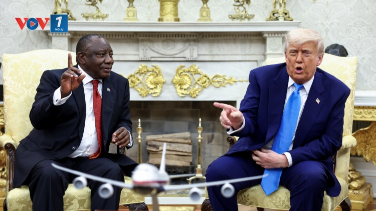Ông Trump “khẩu chiến” với Tổng thống Nam Phi ở Nhà Trắng