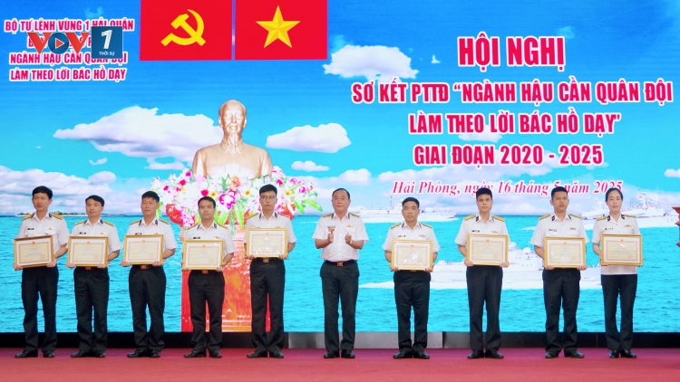 Ngành Hậu cần Vùng 1 Hải quân làm theo lời Bác Hồ dạy