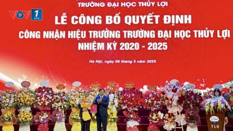 Giáo sư, Tiến sĩ Nguyễn Trung Việt giữ chức Hiệu trưởng Trường Đại học Thủy lợi