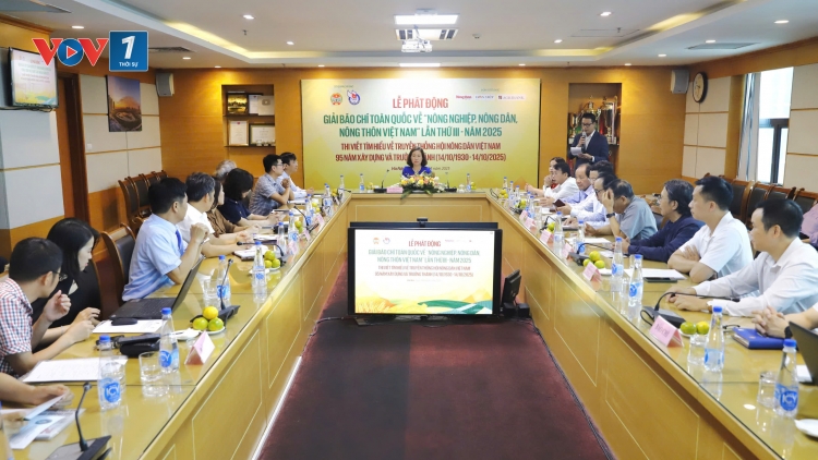 Phát động "Giải báo chí toàn quốc về nông nghiệp, nông dân, nông thôn Việt Nam lần thứ 3 - năm 2025"