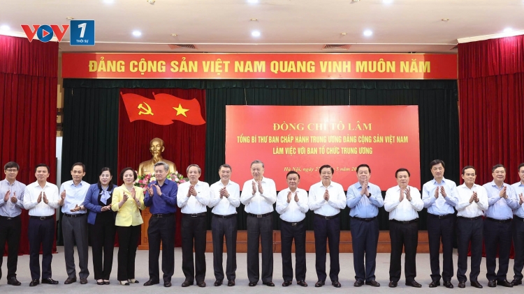 Thời sự 18h 27/5/2025: Tổng Bí thư Tô Lâm làm việc với Ban Tổ chức Trung ương