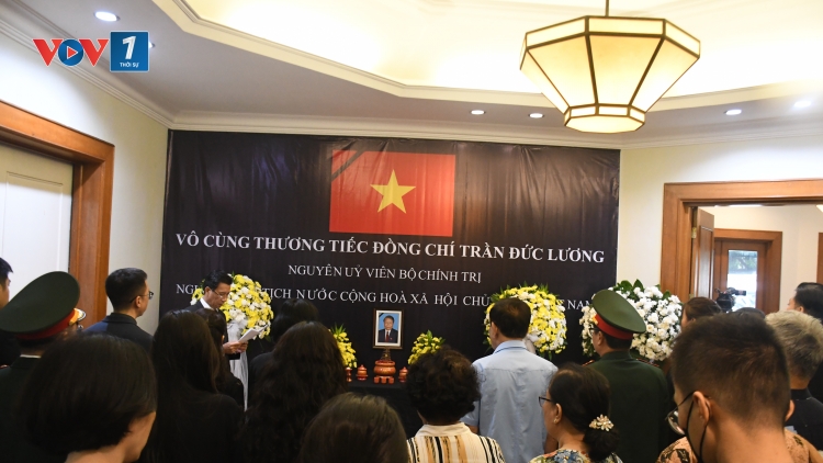 Lễ viếng và mở sổ tang nguyên Chủ tịch nước Trần Đức Lương tại Indonesia