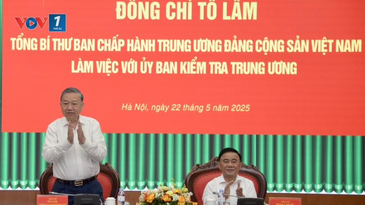 Tổng Bí thư Tô Lâm chủ trì buổi làm việc với Ủy ban Kiểm tra Trung ương