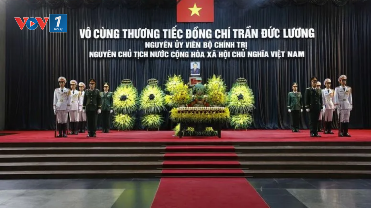 Lễ Quốc tang nguyên Chủ tịch nước Trần Đức Lương đồng thời tại Hà Nội, TP Hồ Chí Minh và Quảng Ngãi