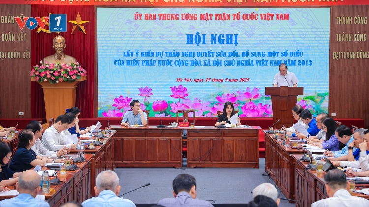 MTTQVN: Lan tỏa tinh thần tham gia sửa đổi Hiến pháp tới các hội viên, đoàn viên và Nhân dâ