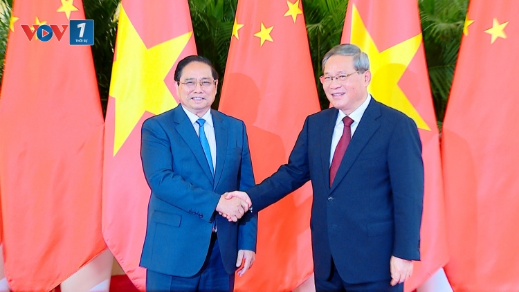  Thủ tướng Chính phủ Phạm Minh Chính hội đàm với Thủ tướng Quốc vụ viện Trung Quốc Lý Cường