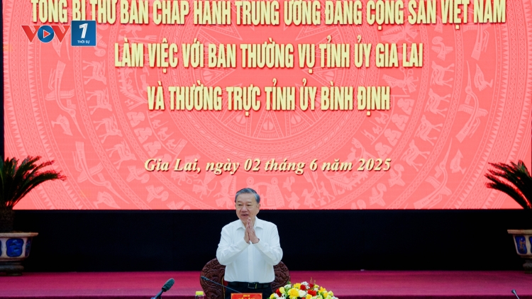 Thời sự 12h 02/6/2025: Tổng Bí thư Tô Lâm làm việc với Ban Thường vụ Tỉnh ủy Gia Lai và Bình Định