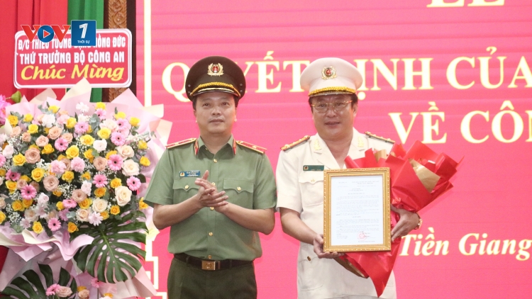 Đại tá Lâm Phước Nguyên được bổ nhiệm làm Giám đốc công an tỉnh Tiền Giang