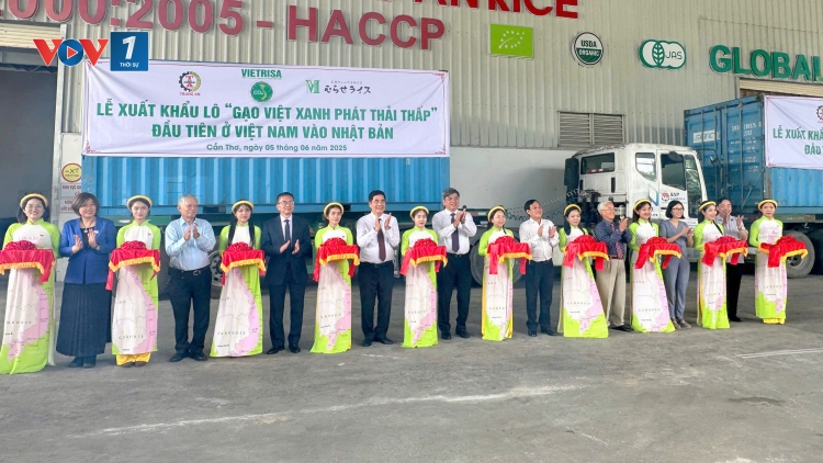 Thời sự 18h 5/6/2025: Xuất khẩu lô 500 tấn ‘gạo Việt Nam phát thải thấp’ đầu tiên sang Nhật Bản
