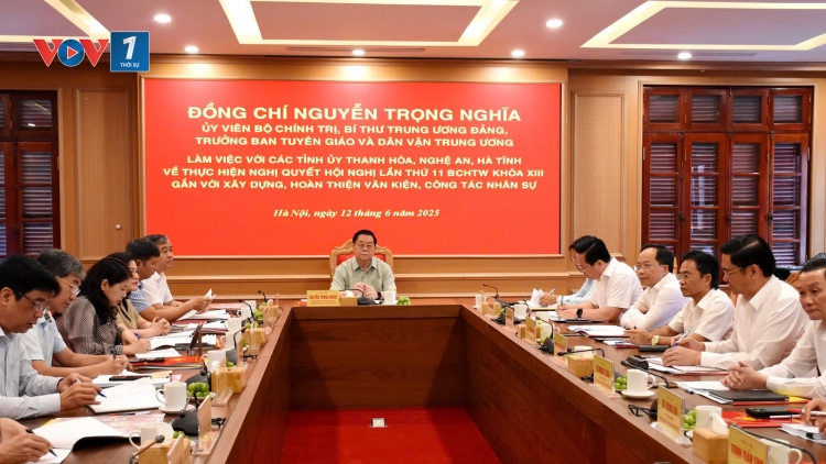 Ông Nguyễn Trọng Nghĩa làm việc với các tỉnh Nghệ An, Thanh Hóa, Hà Tĩnh