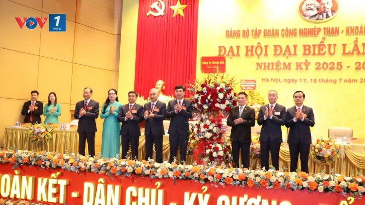 Phó Thủ tướng Hồ Đức Phớc chỉ đạo tại ĐH Đảng bộ Tập đoàn Công nghiệp Than-khoáng sản Việt Nam