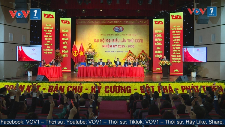 Đại hội đại biểu Đảng bộ Đài Tiếng nói Việt Nam lần thứ XXVII thành công tốt đẹp