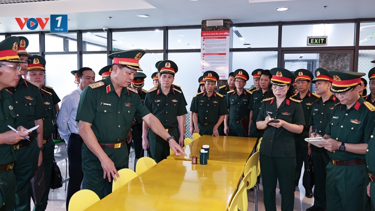 Kiểm tra công tác đón đoàn quân nhân các nước tham gia diễu binh tại Lễ kỷ niệm Quốc khánh 2/9