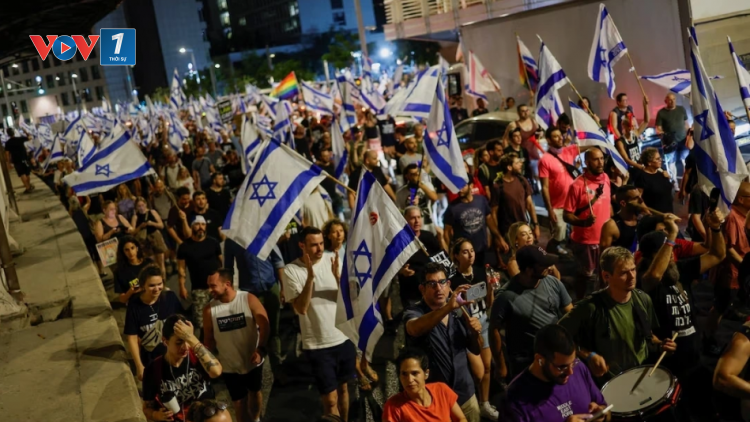 Người Israel tiếp tục biểu tình kêu gọi ngừng bắn ở Gaza
