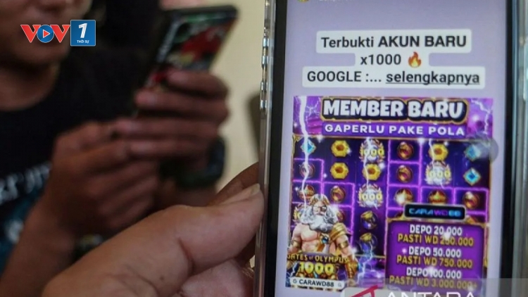 Indonesia đóng hơn 17.000 tài khoản ngân hàng liên quan cờ bạc trực tuyến