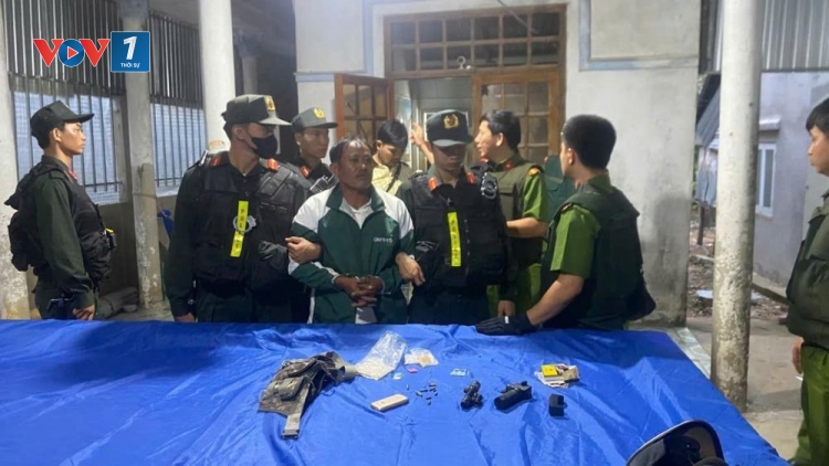 Bắt giữ đối tượng sử dụng súng tự chế tấn công lực lượng thi hành công vụ
