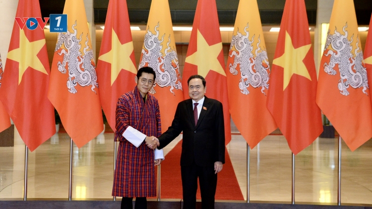 Chủ tịch Quốc hội Trần Thanh Mẫn hội kiến Quốc vương Bhutan