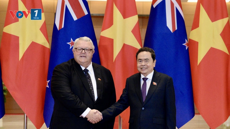 Chủ tịch Quốc hội Trần Thanh Mẫn hội đàm Chủ tịch Quốc hội New Zealand