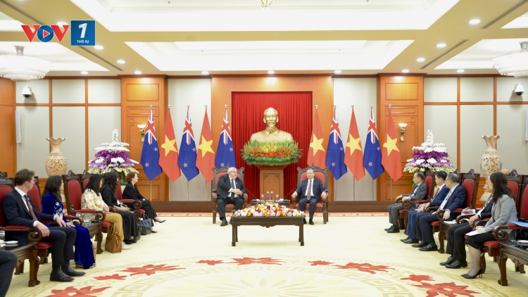 Tổng Bí thư Tô Lâm tiếp Chủ tịch Quốc hội New Zealand Gerry Brownlee
