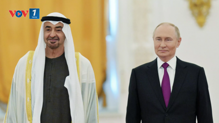 Tổng thống Nga Vladimir Putin hội đàm với Tổng thống Các Tiểu vương quốc Ả Rập Thống nhất