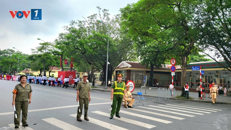 Phố Ngọc Hà (Hà Nội) đã sẵn sàng cho buổi tổng hợp luyện diễu binh, diễu hành