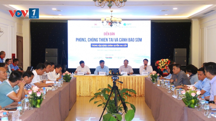 Vận hành chính quyền hai cấp: tăng cường phòng chống thiên tai và cảnh báo sớm