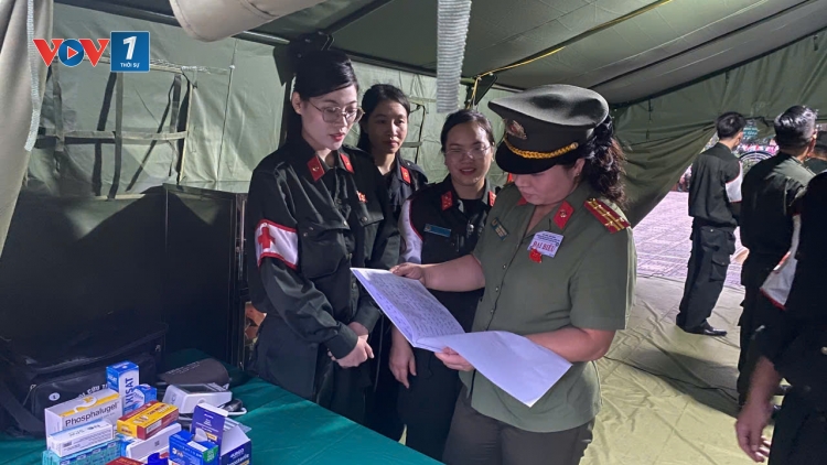 Hỗ trợ y tế cho 484 người tại buổi tổng duyệt diễu binh, diễu hành
