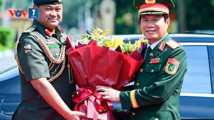 Đại tướng Nguyễn Tân Cương tiếp Tư lệnh Quân đội Hoàng gia Brunei