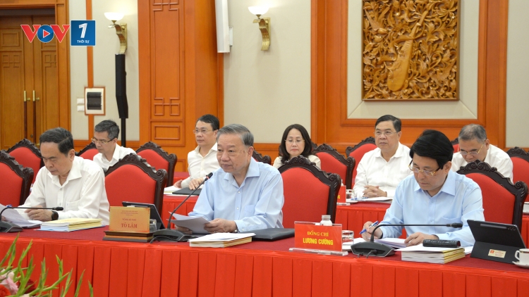Bộ Chính trị cho ý kiến về công tác chuẩn bị Đại hội Đảng bộ Chính phủ nhiệm kỳ 2025-2030