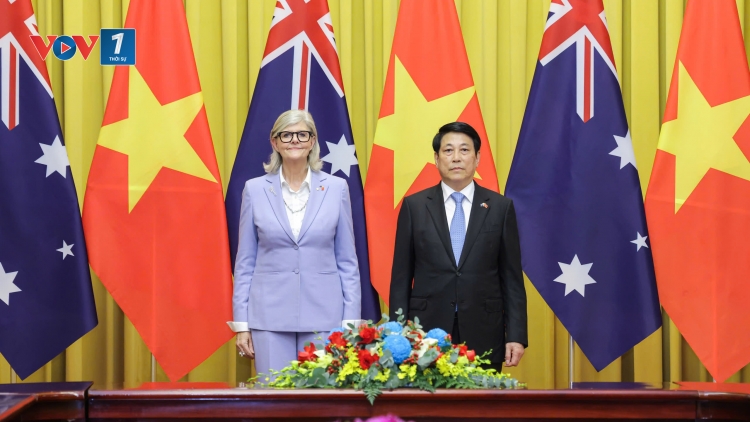 Chủ tịch nước Lương Cường Hội đàm với Toàn quyền Australia Sam Mostyn