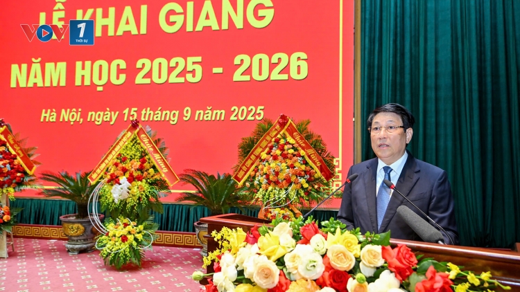 Chủ tịch nước Lương Cường dự khai giảng năm học 2025-2026 tại Học viện Quốc phòng