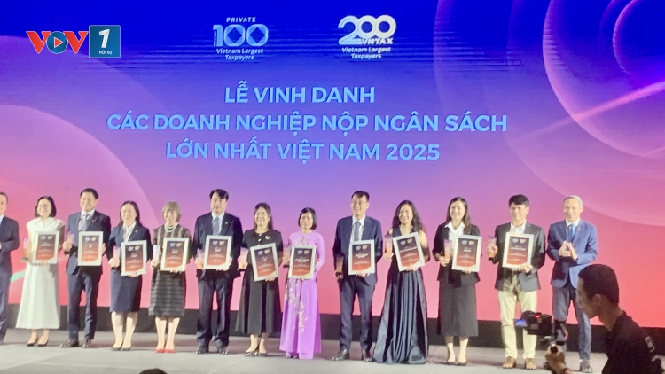 Vinh danh Doanh nghiệp nộp ngân sách lớn nhất 2025: Sức lan tỏa từ những doanh nghiệp đầu tàu