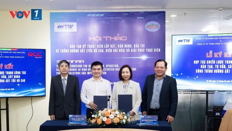 TRV và RCC tiên phong trong đào tạo nguồn nhân lực cho ngành đường sắt cao tốc